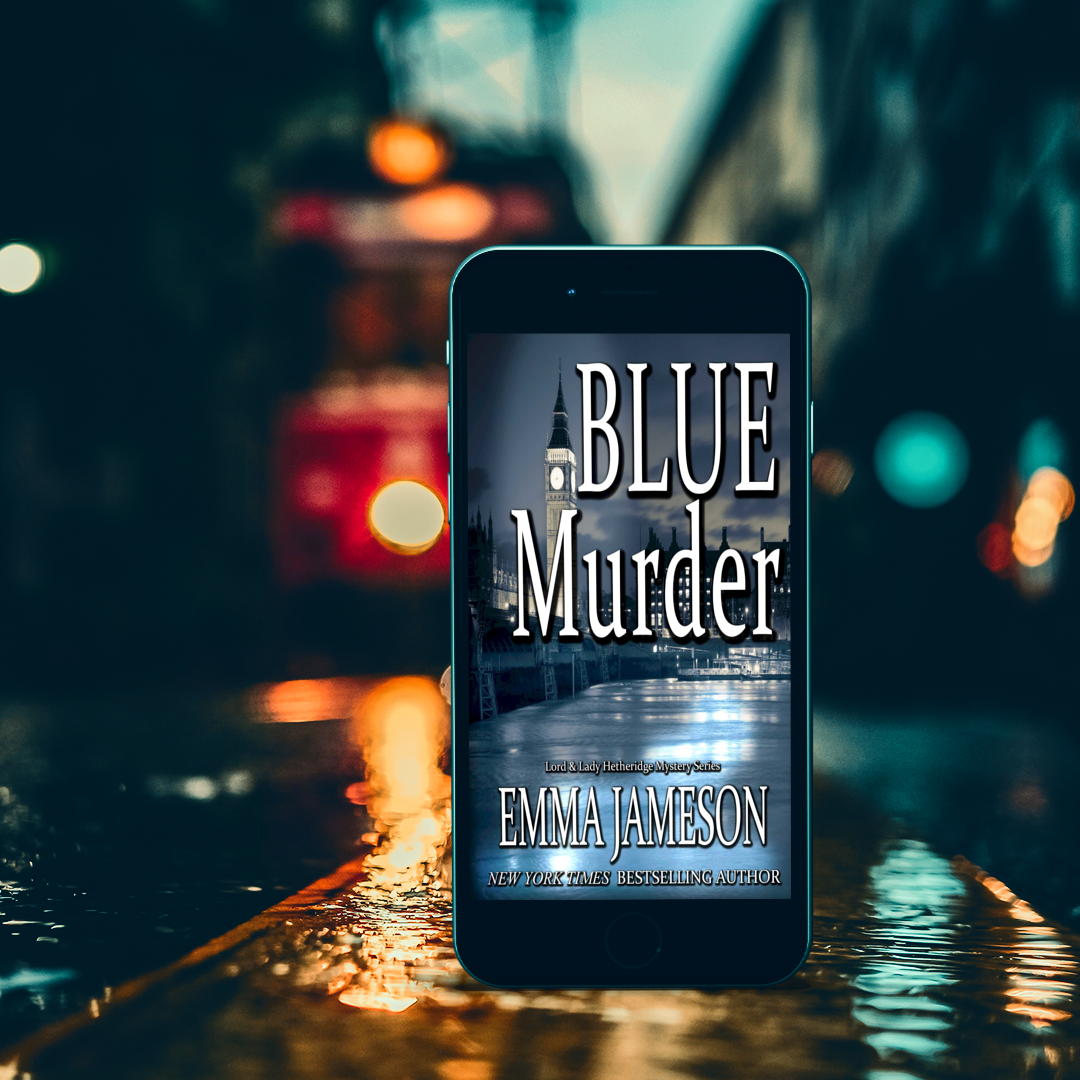 Book Blue Murder displayed on iPhone
